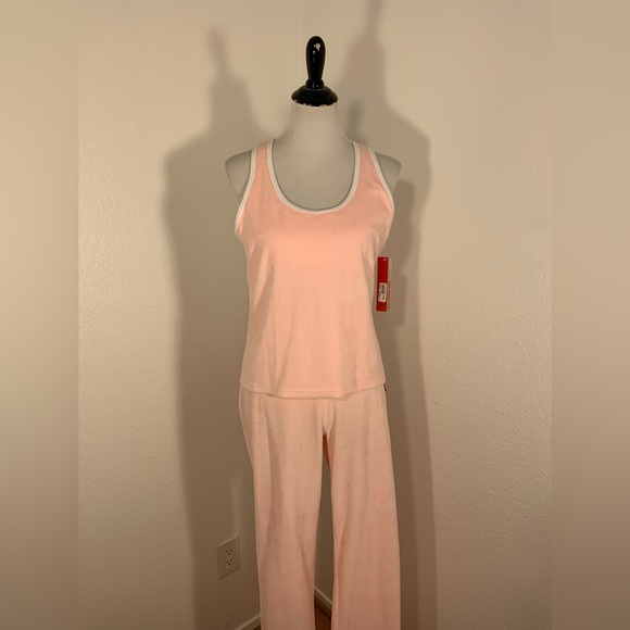 Gloria Vanderbilt Other - NWT Gloria Vanderbilt Sport Peach Terry Top and Pants